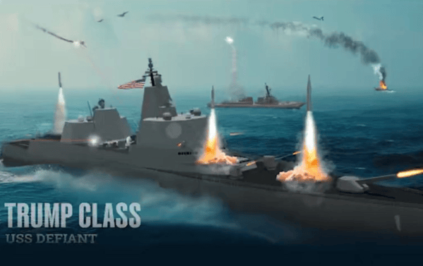 战舰是在向055致敬晨枫：“特朗普级”(图3)